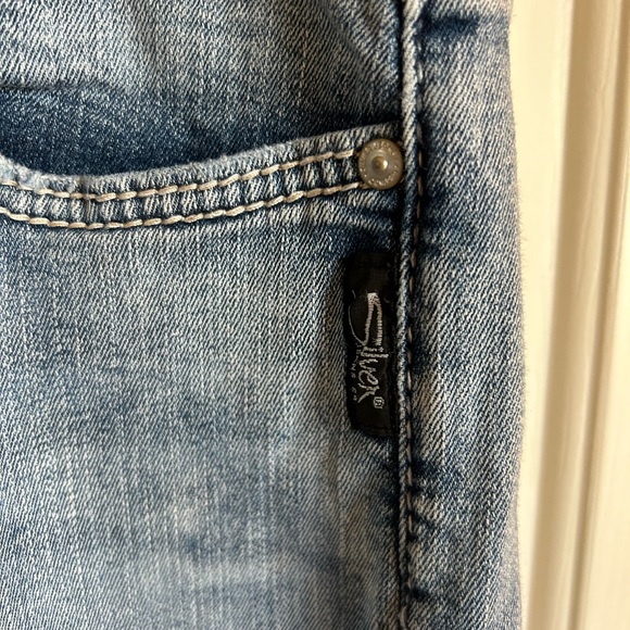 Silver Bootcut Jeans - Picture 3 of 5